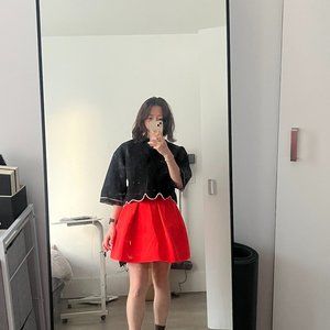 Kenzo cute neon skirt